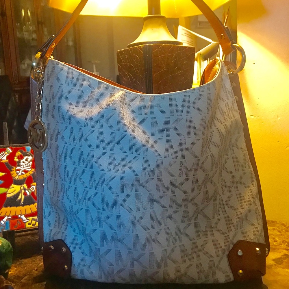 Michael Kors Studded purse and wallet set